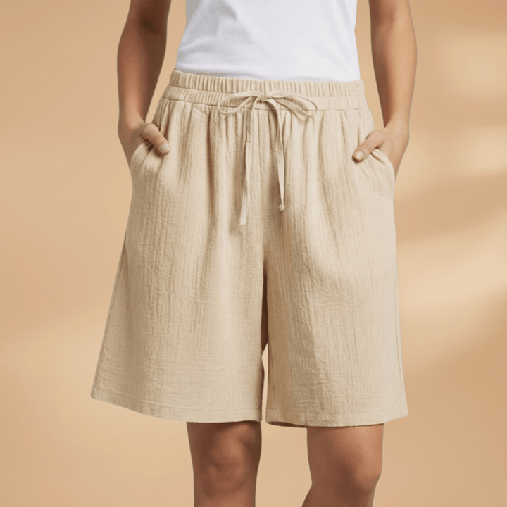 Damen | Shorts Relaxed Fit - Baumwolle