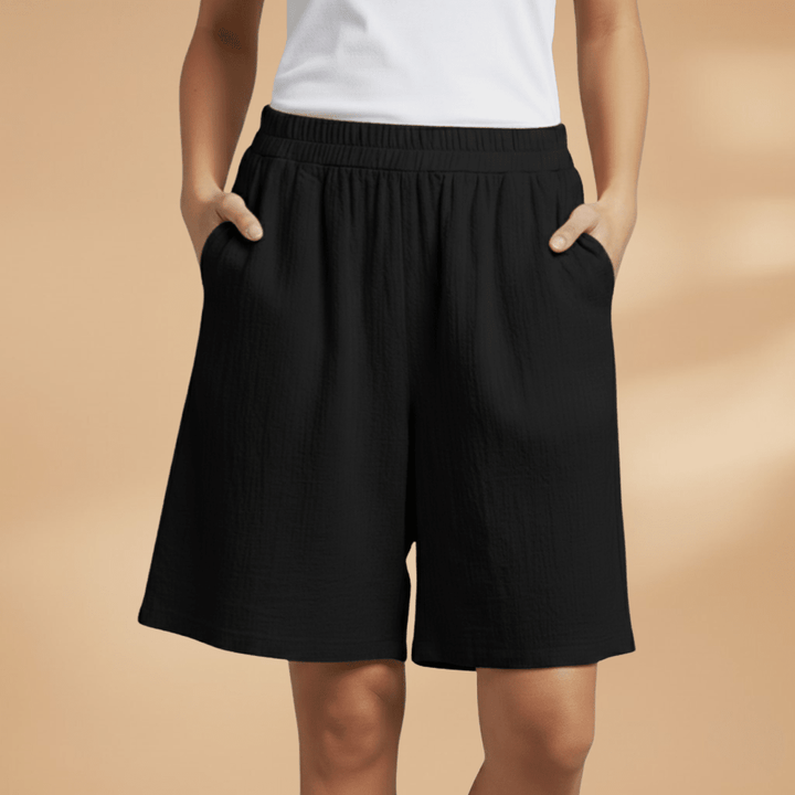 Damen | Shorts Relaxed Fit - Baumwolle