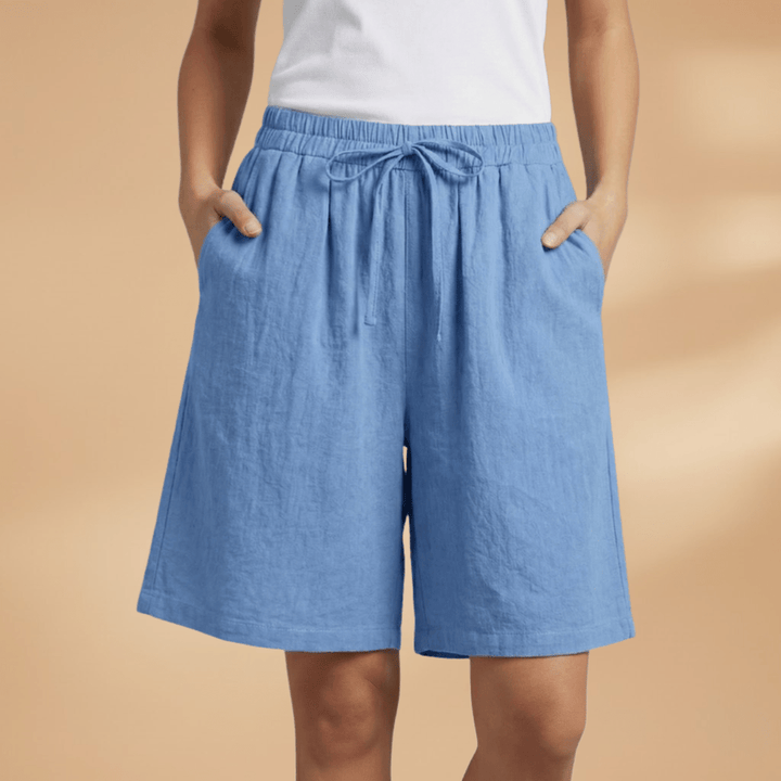 Damen | Shorts Relaxed Fit - Baumwolle
