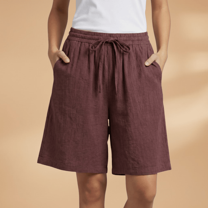 Damen | Shorts Relaxed Fit - Baumwolle