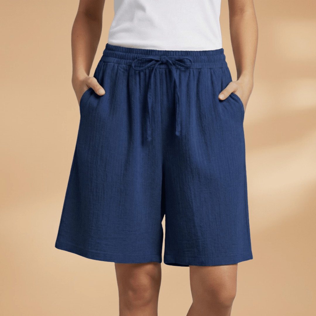 Damen | Shorts Relaxed Fit - Baumwolle