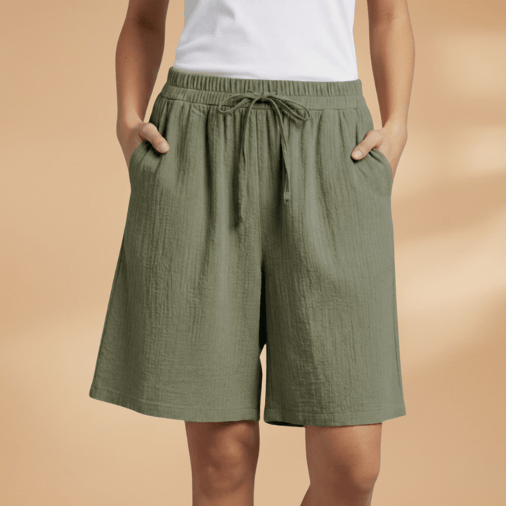 Damen | Shorts Relaxed Fit - Baumwolle