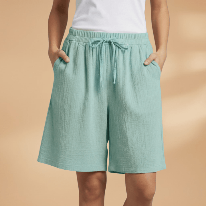 Damen | Shorts Relaxed Fit - Baumwolle