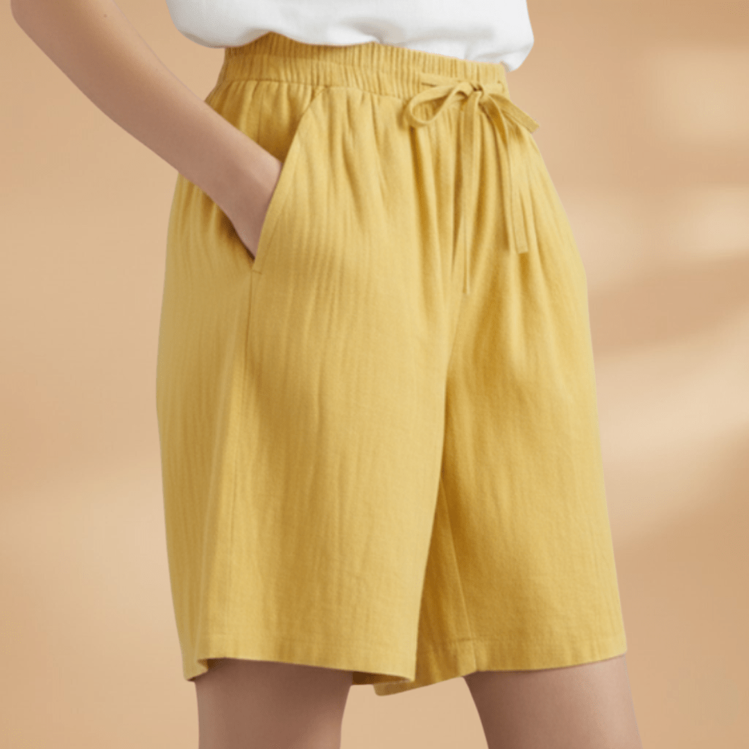 Damen | Shorts Relaxed Fit - Baumwolle