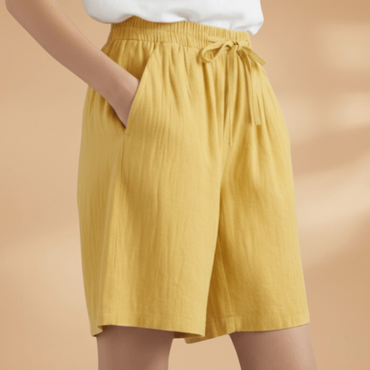 Damen | Shorts Relaxed Fit - Baumwolle