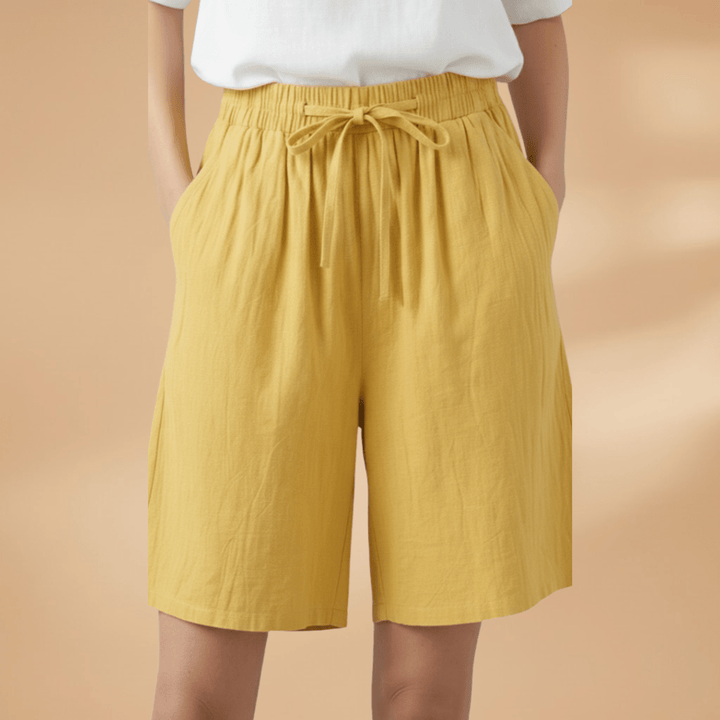 Damen | Shorts Relaxed Fit - Baumwolle