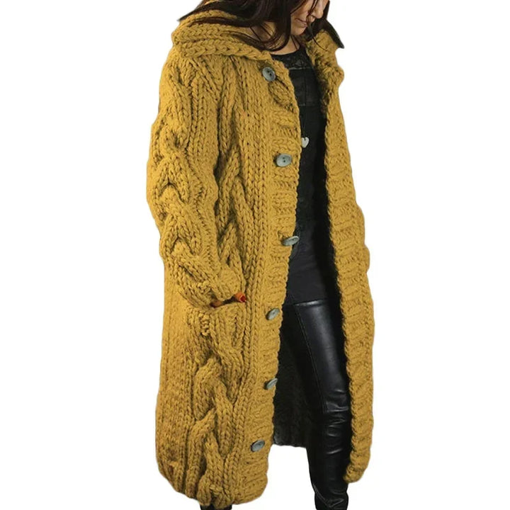 Nina | Stylischer dicker Strick-Cardigan für Damen