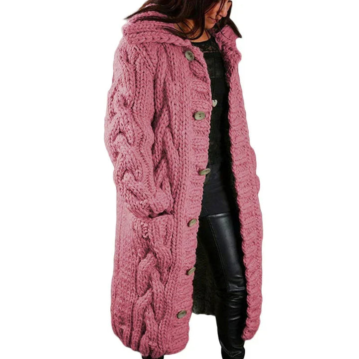 Nina | Stylischer dicker Strick-Cardigan für Damen
