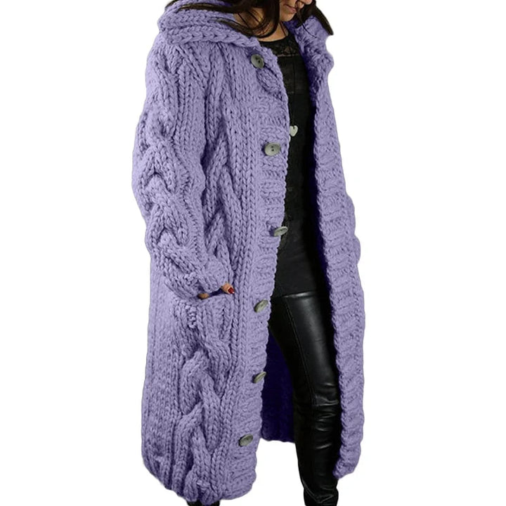 Nina | Stylischer dicker Strick-Cardigan für Damen