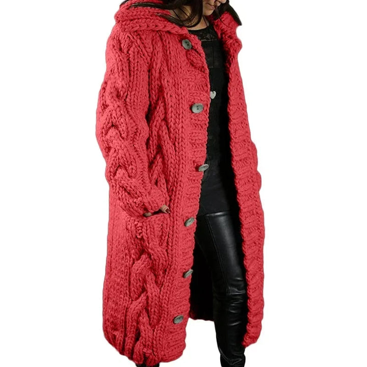 Nina | Stylischer dicker Strick-Cardigan für Damen