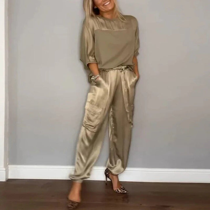 Damen Relaxed Kleidung Set aus leichtem Material und vielseitigem Stil