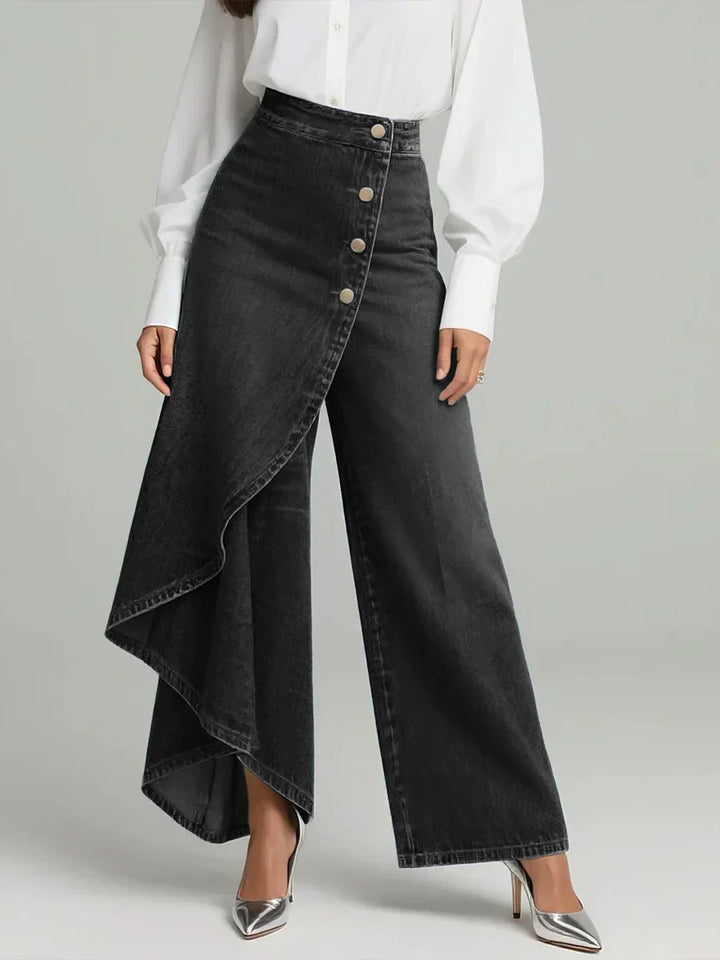 Margaret | Pantalon large élégant à taille haute