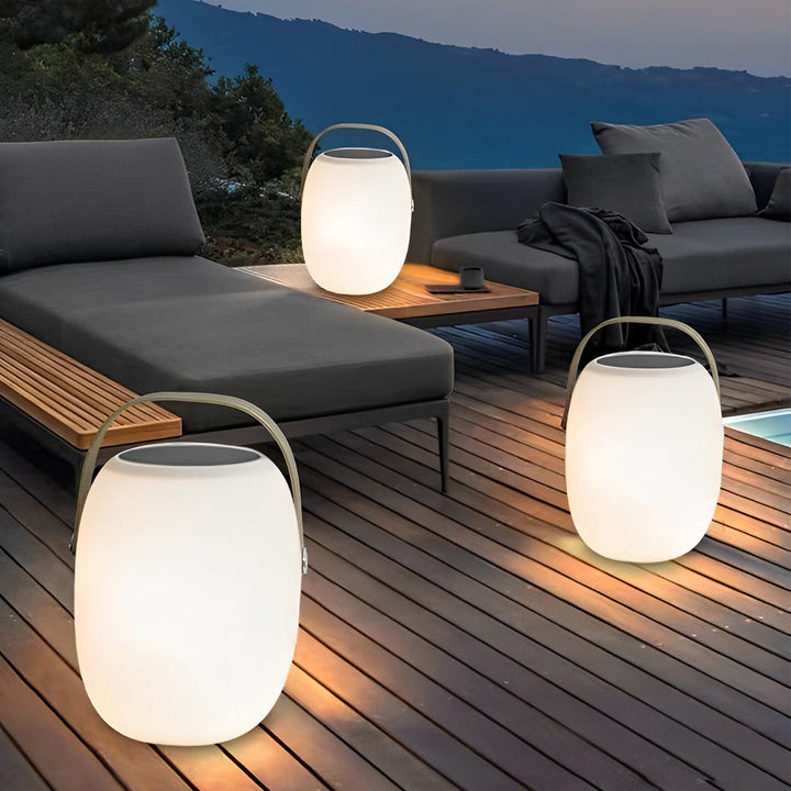 Portable Solar Lantern Outdoor | LED 3000K | IP65 | Garden &amp; Terrace