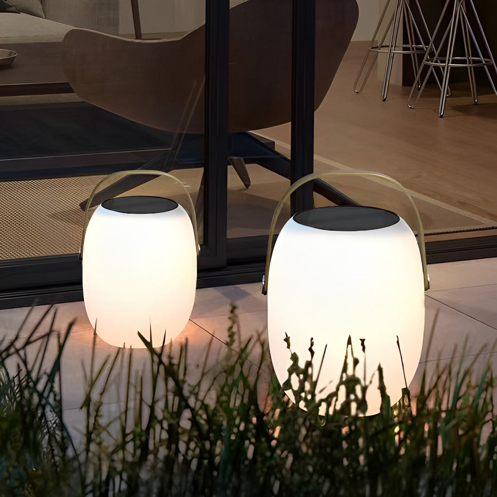 Portable Solar Lantern Outdoor | LED 3000K | IP65 | Garden &amp; Terrace