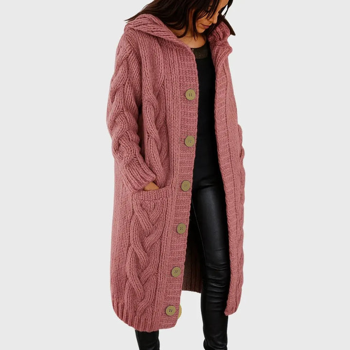 Damen Gemütlicher Außenmantel mit Wärme und Funktionalen Taschen