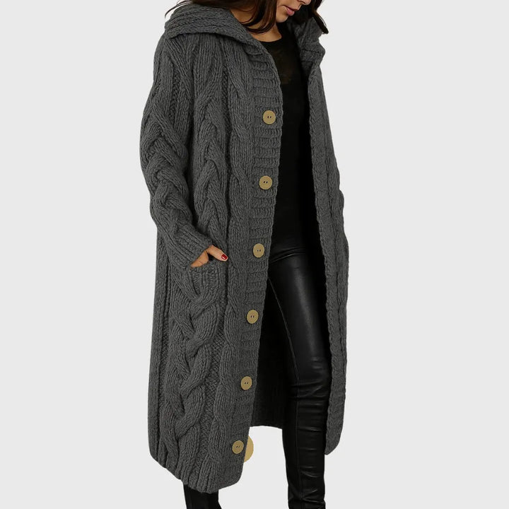 Damen Gemütlicher Außenmantel mit Wärme und Funktionalen Taschen