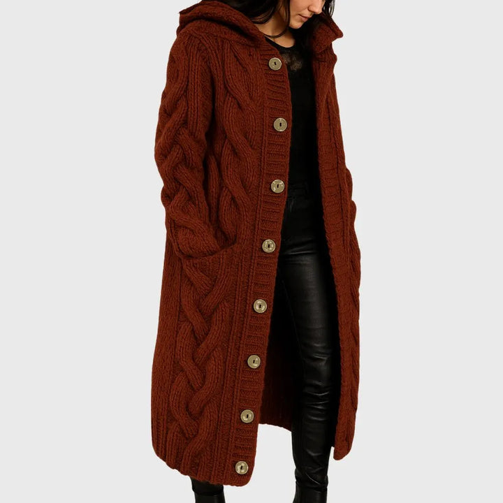 Damen Gemütlicher Außenmantel mit Wärme und Funktionalen Taschen