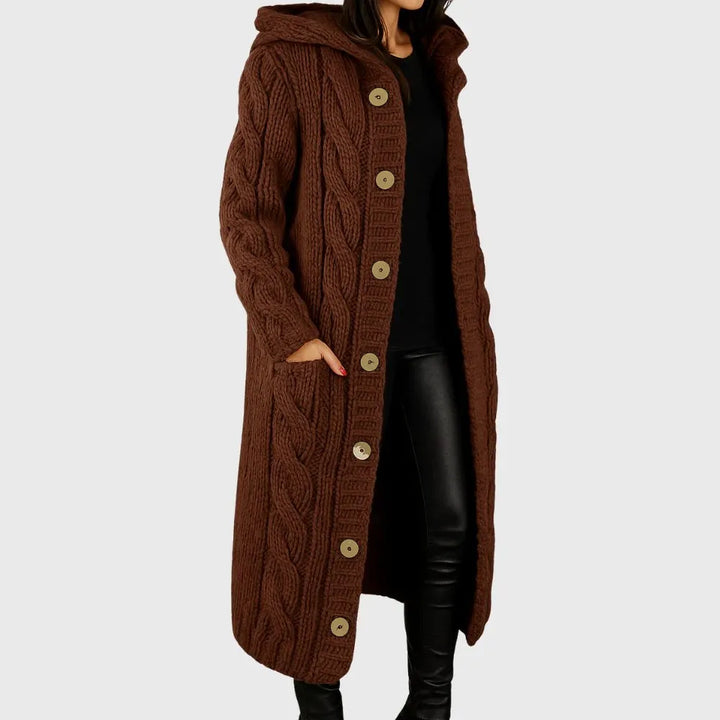 Damen Gemütlicher Außenmantel mit Wärme und Funktionalen Taschen