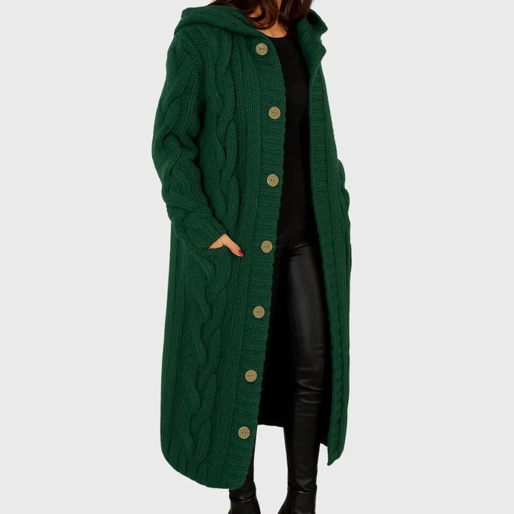 Damen Gemütlicher Außenmantel mit Wärme und Funktionalen Taschen