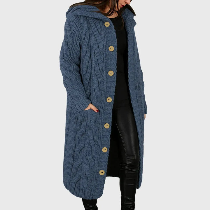 Damen Gemütlicher Außenmantel mit Wärme und Funktionalen Taschen