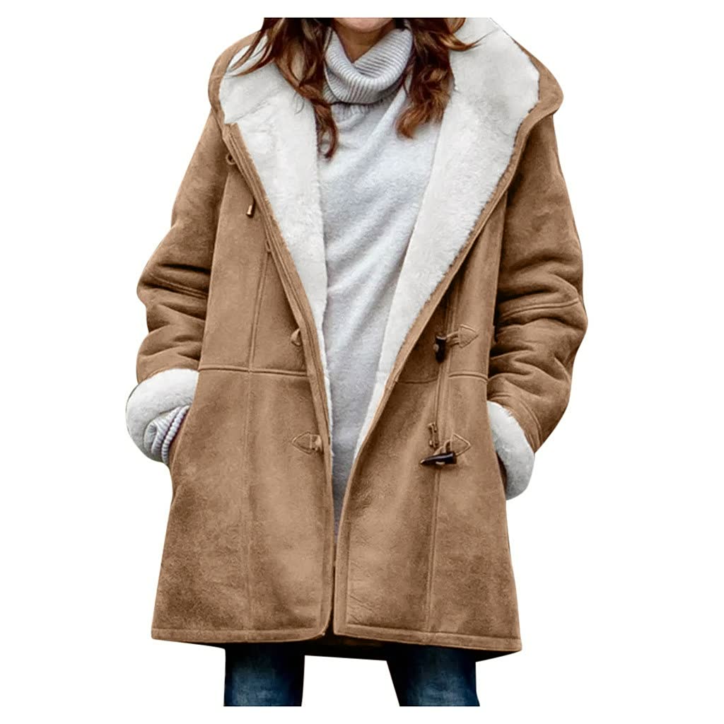 Damen Regular Fit Winterjacke – Warm für Herbst/Winter, Casual Outdoor