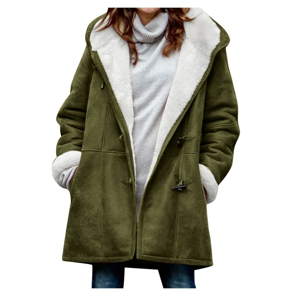 Damen Regular Fit Winterjacke – Warm für Herbst/Winter, Casual Outdoor