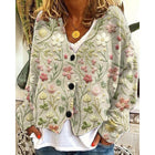 Hazel | Floraler Offener Cardigan