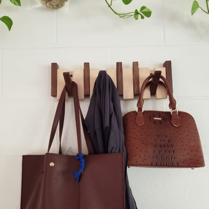 EleganceRack | Wooden Piano Coat Rack