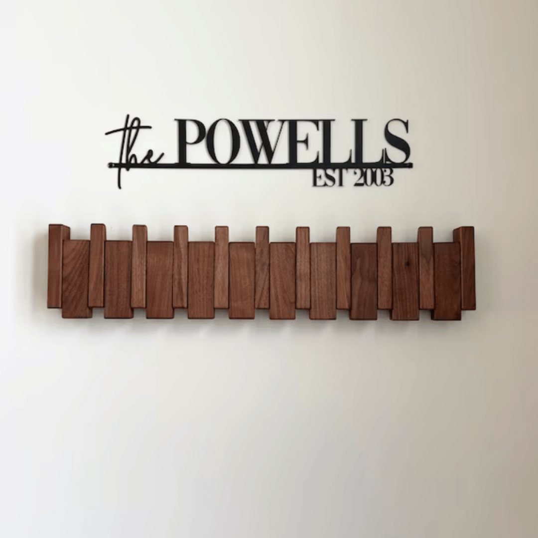 EleganceRack | Wooden Piano Coat Rack
