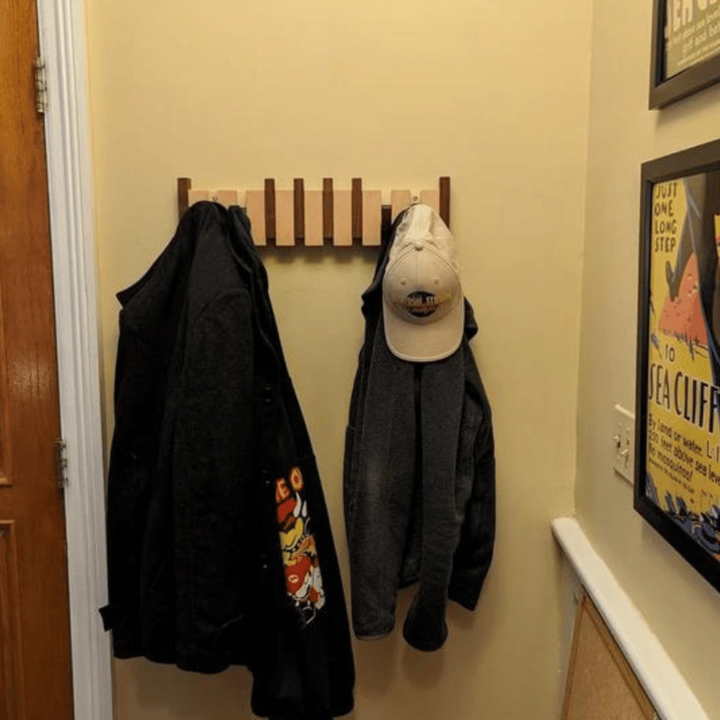 EleganceRack | Wooden Piano Coat Rack