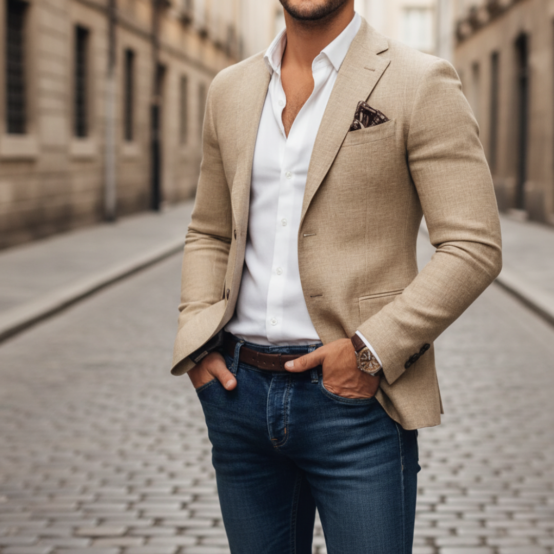 Raffael | Veste blazer cintrée pour homme à un bouton
