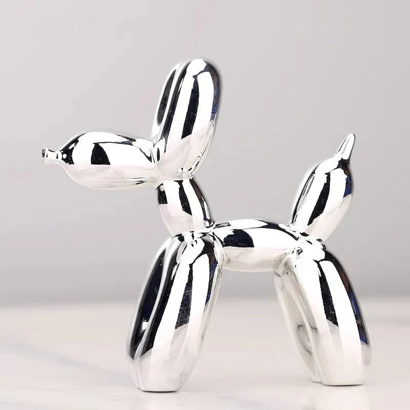 Sandsberg | Balloon Dog Sculpture | Glossy Resin Decoration | Multiple Colours