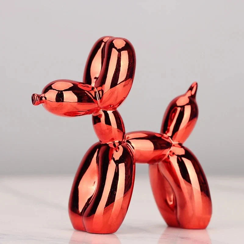 Sandsberg | Balloon Dog Sculpture | Glossy Resin Decoration | Multiple Colours