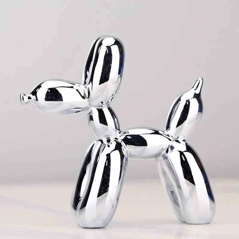 Sandsberg | Balloon Dog Sculpture | Glossy Resin Decoration | Multiple Colours