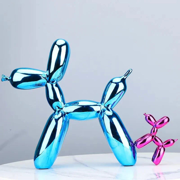 Sandsberg | Balloon Dog Sculpture | Glossy Resin Decoration | Multiple Colours