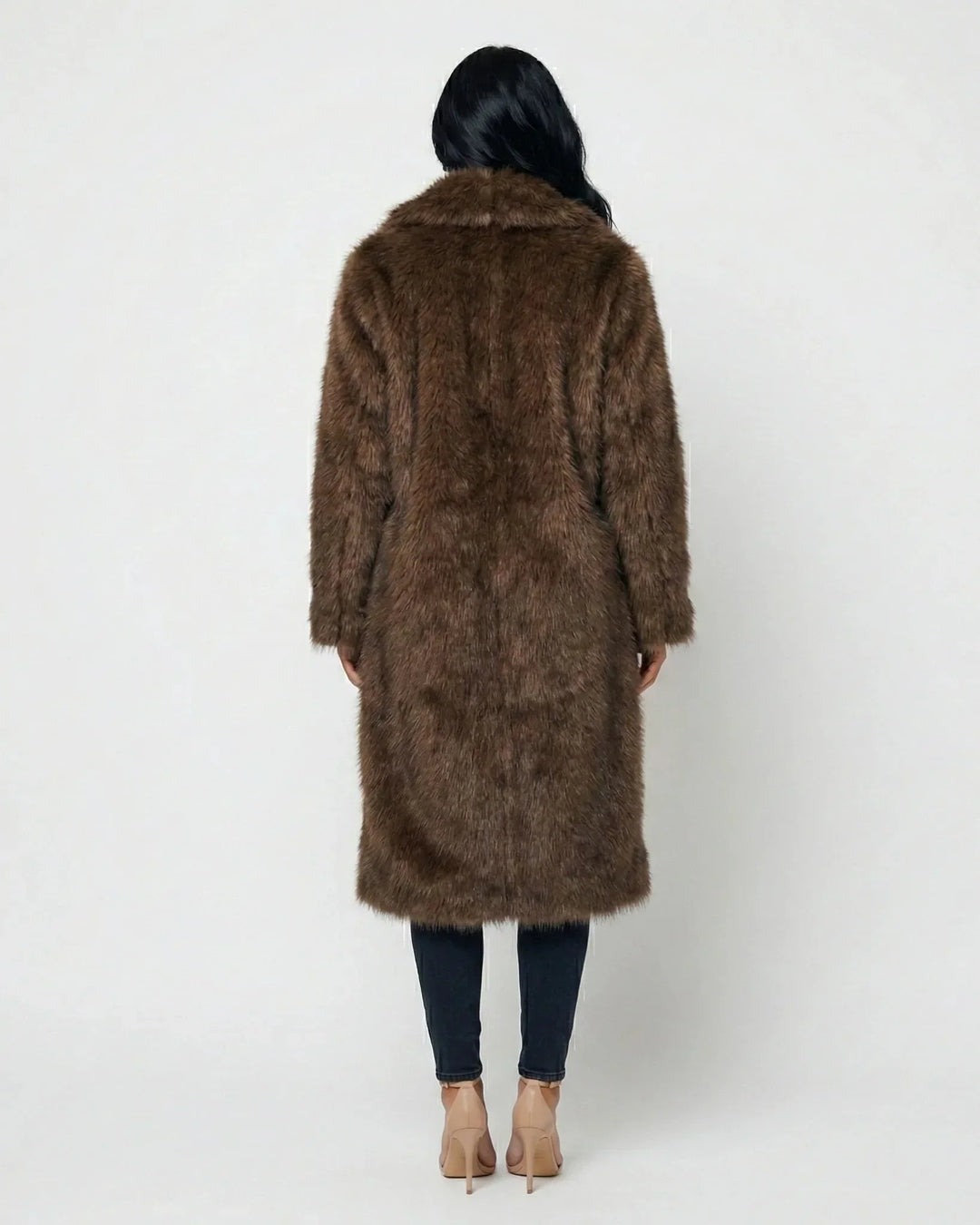 MANTEAU EN FAUSSE FOURRURE SIENNA LANGER