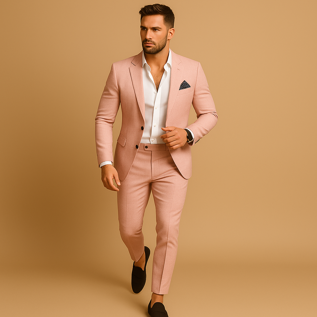 Slim Fit Herrenanzug mit Blazer und Hose für formelle Anlässe | Michael