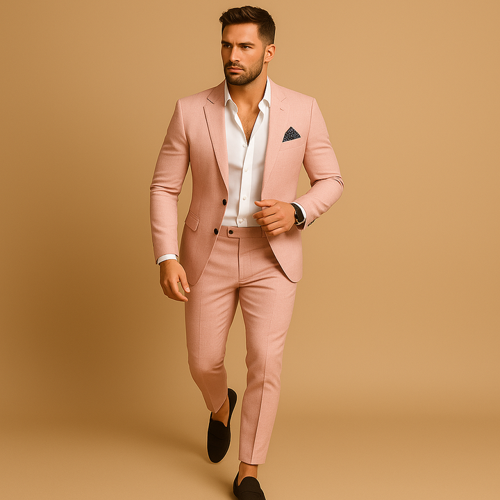 Slim Fit Herrenanzug mit Blazer und Hose für formelle Anlässe | Michael