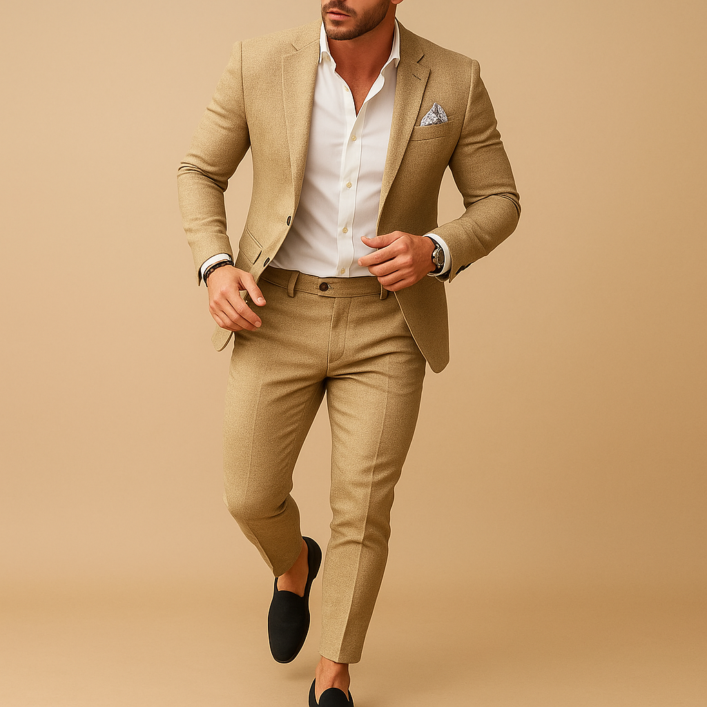 Slim Fit Herrenanzug mit Blazer und Hose für formelle Anlässe | Michael