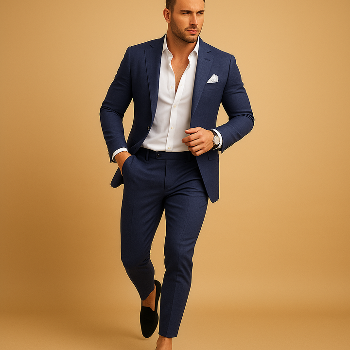 Slim Fit Herrenanzug mit Blazer und Hose für formelle Anlässe | Michael