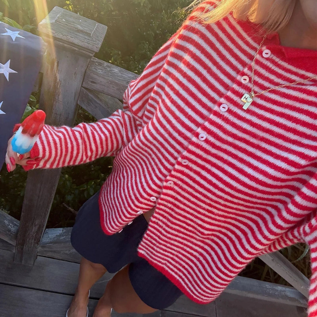 Sofia | Gestreifter Cardigan