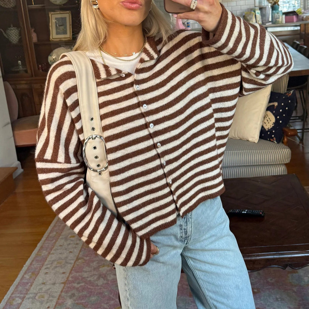 Sofia | Gestreifter Cardigan