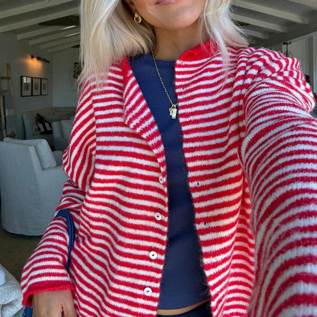 Sofia | Gestreifter Cardigan