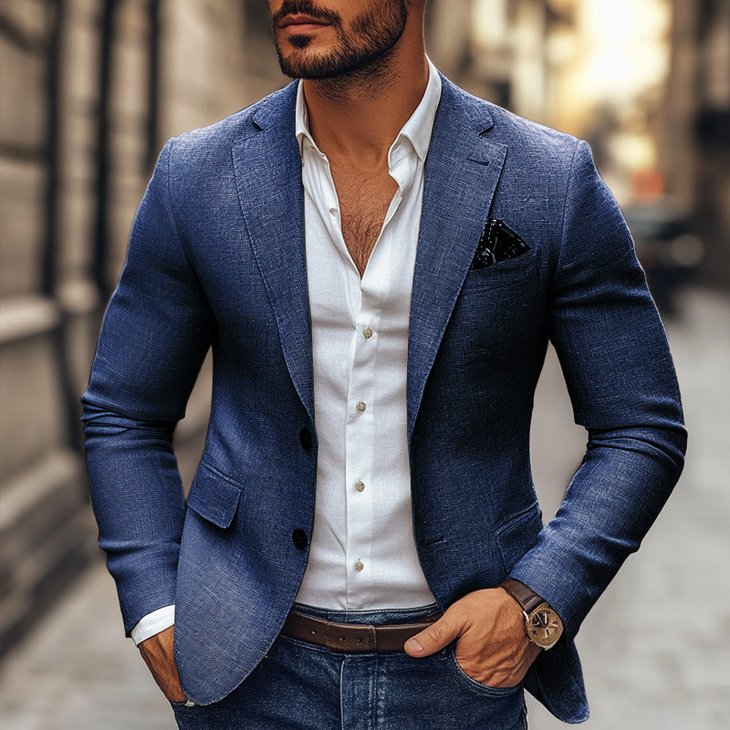 Raffael | Veste blazer cintrée pour homme à un bouton