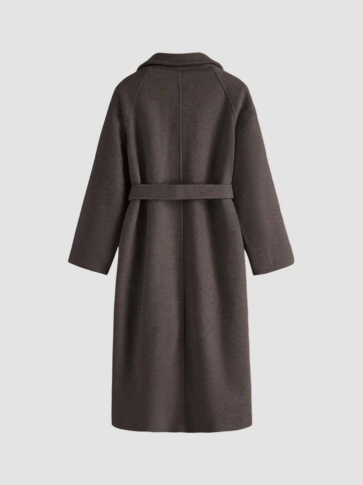 Talitha - Damen Lange Wollmantel