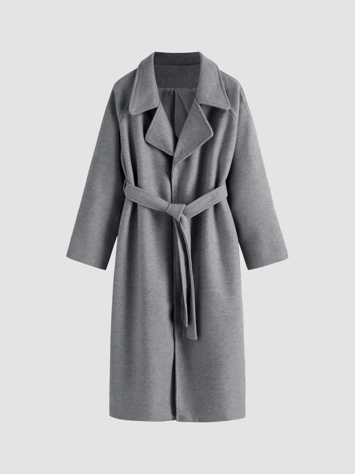 Talitha - Damen Lange Wollmantel