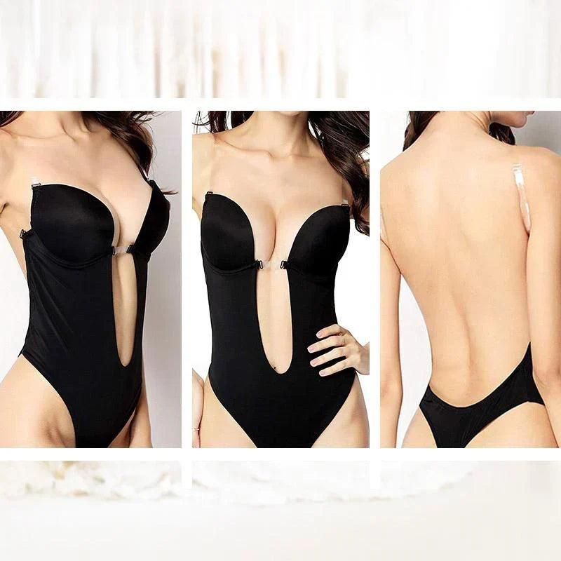 Combinaison sculptante dos nu pour femme – Body de maintien sans coutures