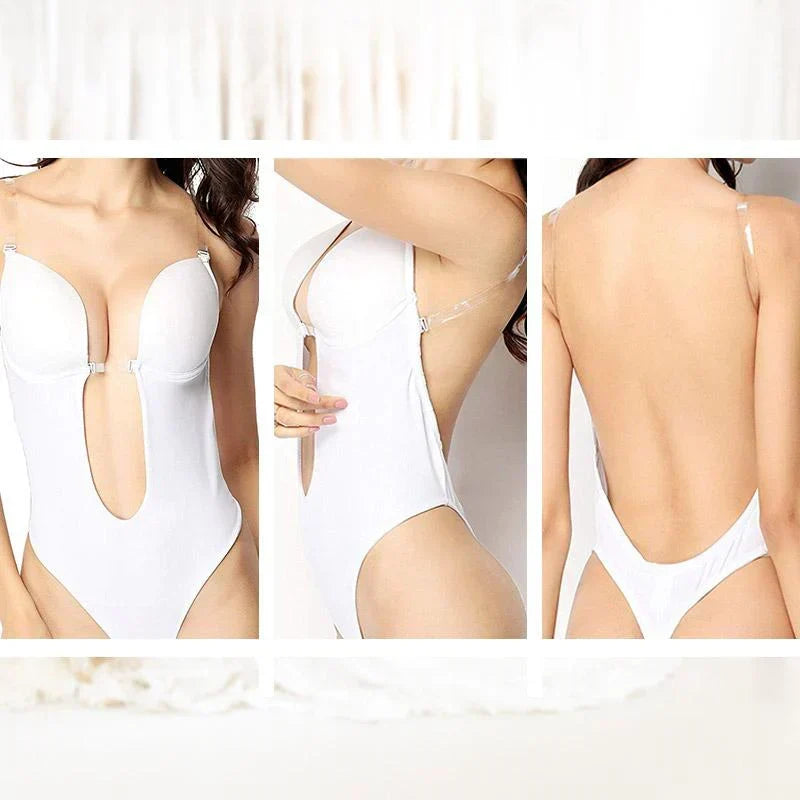Combinaison sculptante dos nu pour femme – Body de maintien sans coutures