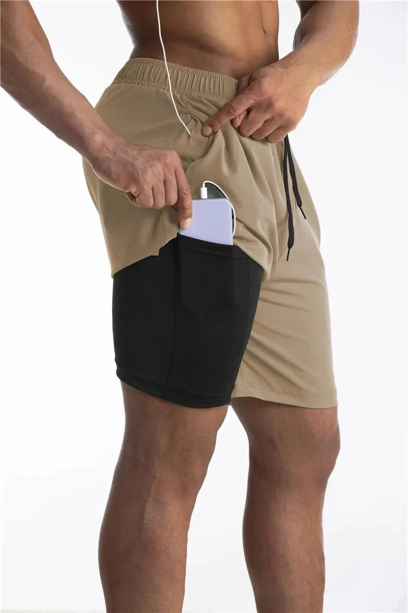 Titan | Laufshorts mit Innenhose &amp; Handytasche – Komfort &amp; Funktionalität
