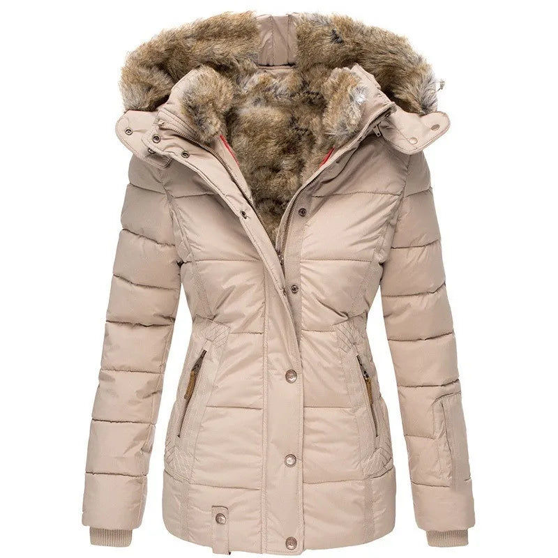 Tommy | Damenjacke mit Kragen und Pelz